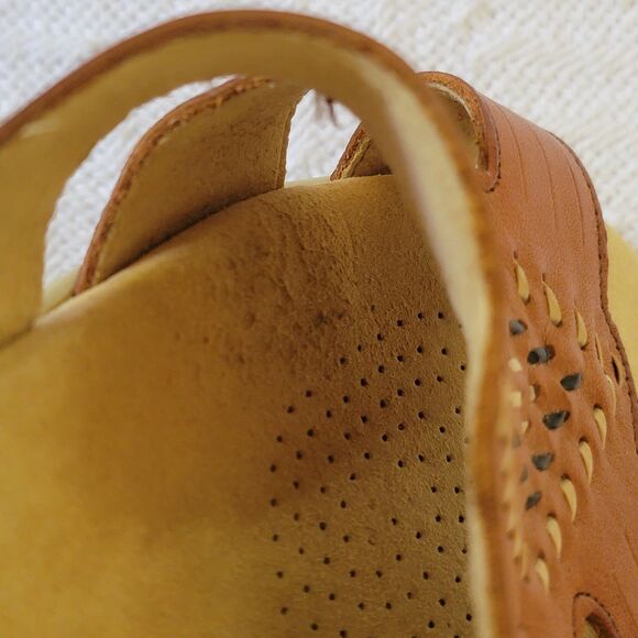 SAS Huarache Quarter Strap Sandal Antique Tan Brown Size 10.5 S Clean EUC - Picture 8 of 16